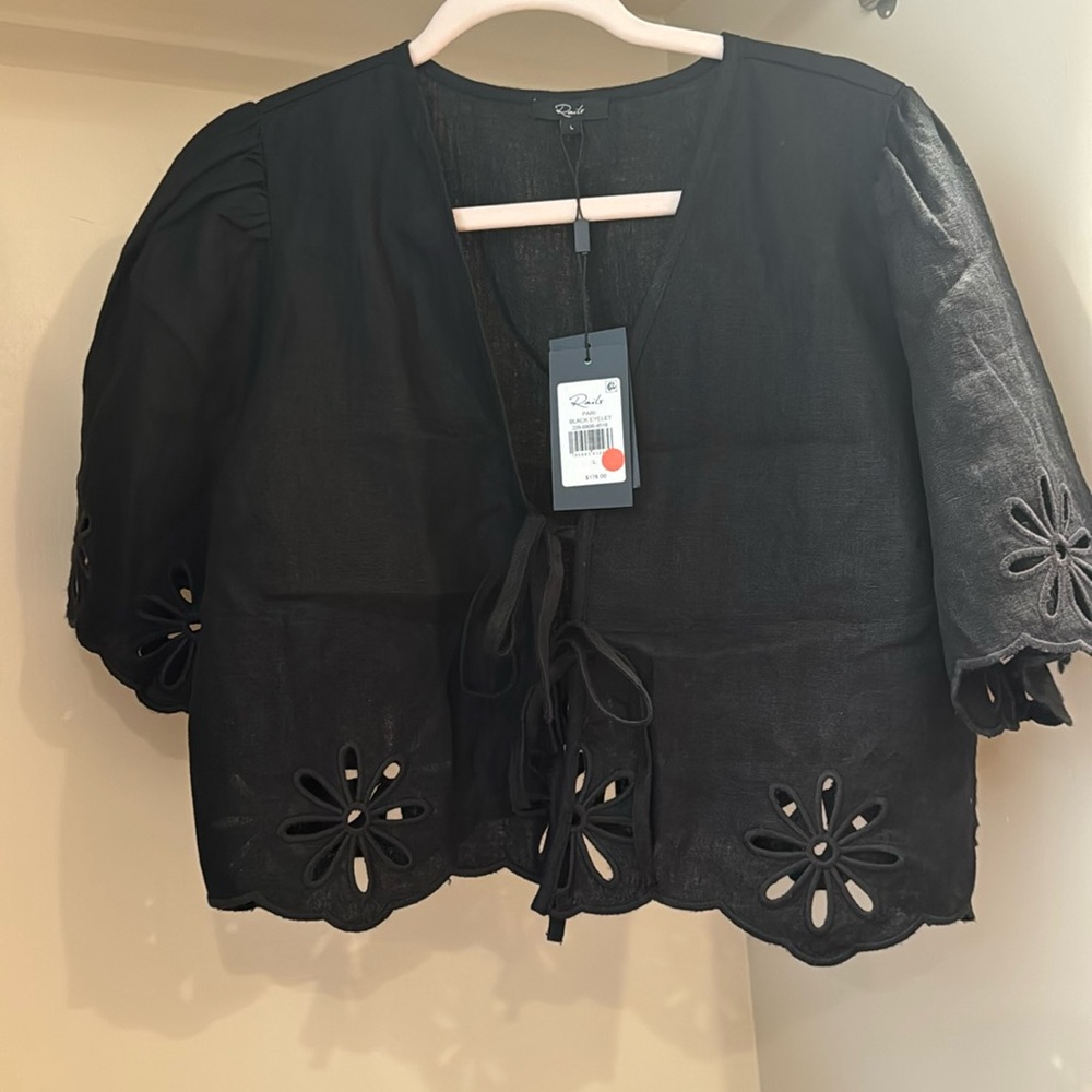 Rails Pari Top. Black Eyelet. Brand New. With Tags. Never Worn.